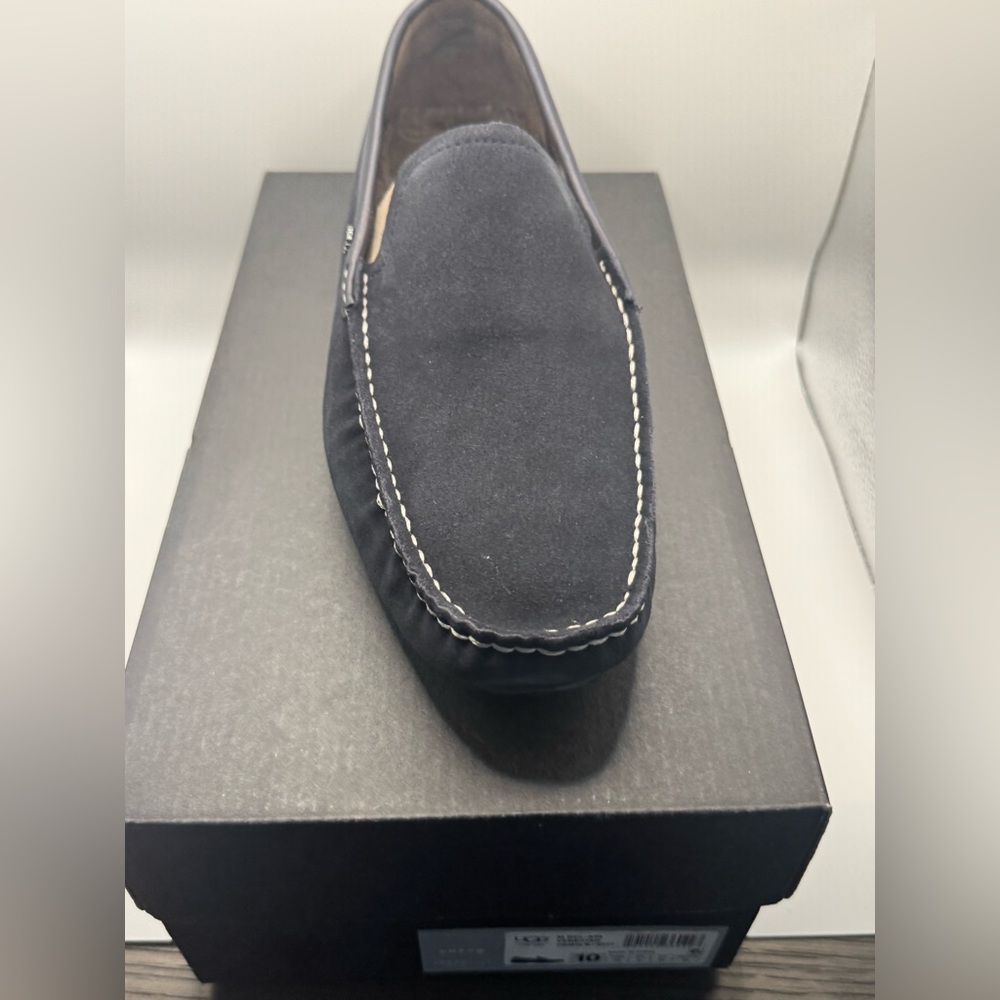 UGG Men's Bel-Air Venetian Navy Suede Slip-On Loafers Size 10